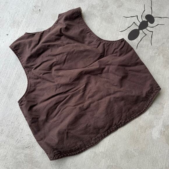 Vintage Y2K Carhartt DKB brown work wear vest - Picture 3 of 4